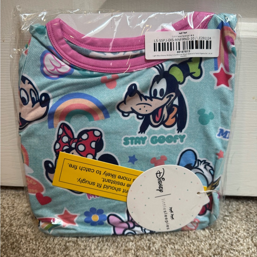 Little Sleepies Mickey's Clubhouse Shorts Set 18/24